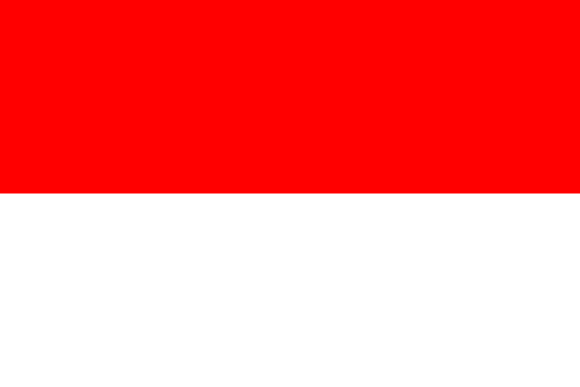 Indonesien  Verdens flag